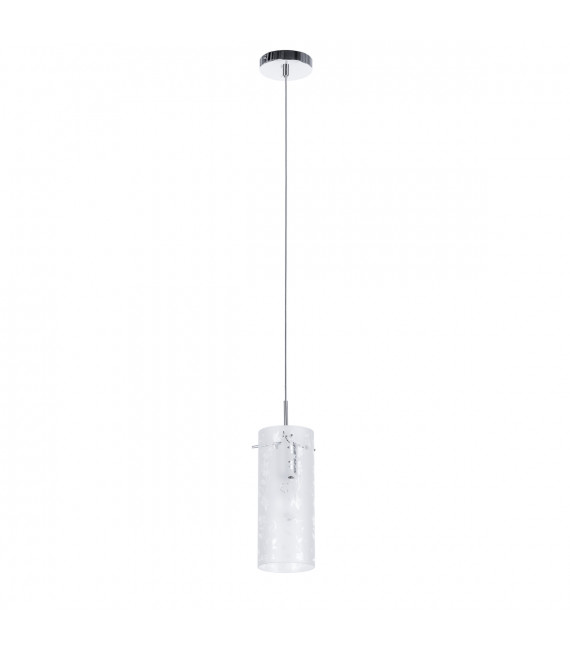 Moderna lampada a sospensione Naolin Chrome, bianca