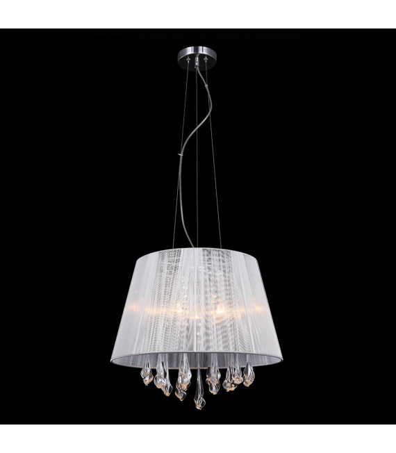 Crystal pendant light Isla white