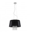 Suspension en cristal Luisa Noir