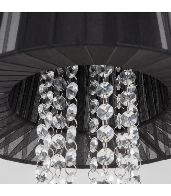 Modern Crystal Pendant Luisa Black