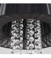 Suspension moderne en cristal Luisa Noir