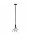 Industrial and retro pendant lamp Synthia Black