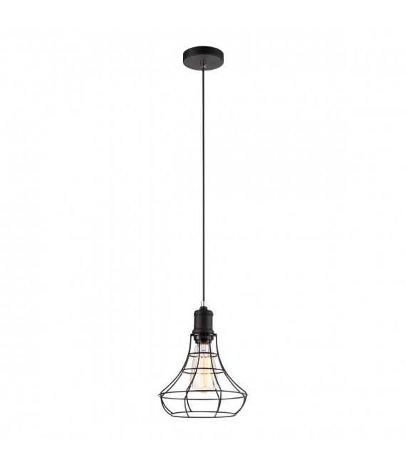 Industrial and retro suspension Synthia Black height 30 Cm