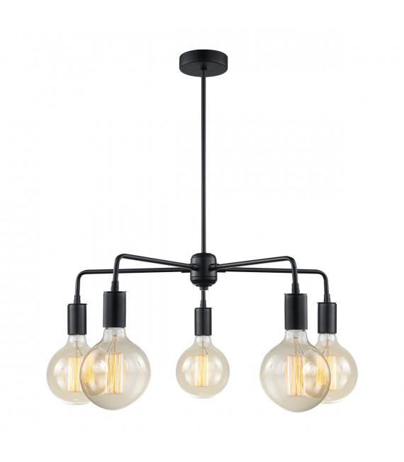 Lámpara colgante moderna Malene Black