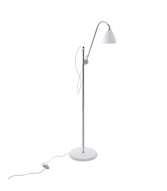 Classic floor lamp Evato white