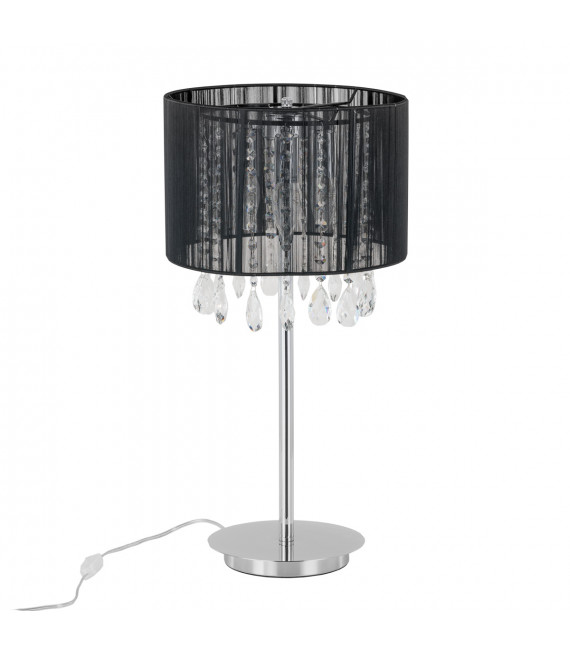Essence Black Crystal Desk Lamp