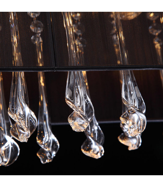 Isla Noir crystal pendant lamp