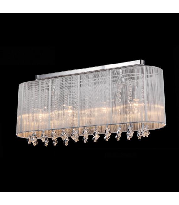 White crystal pendant light Isla