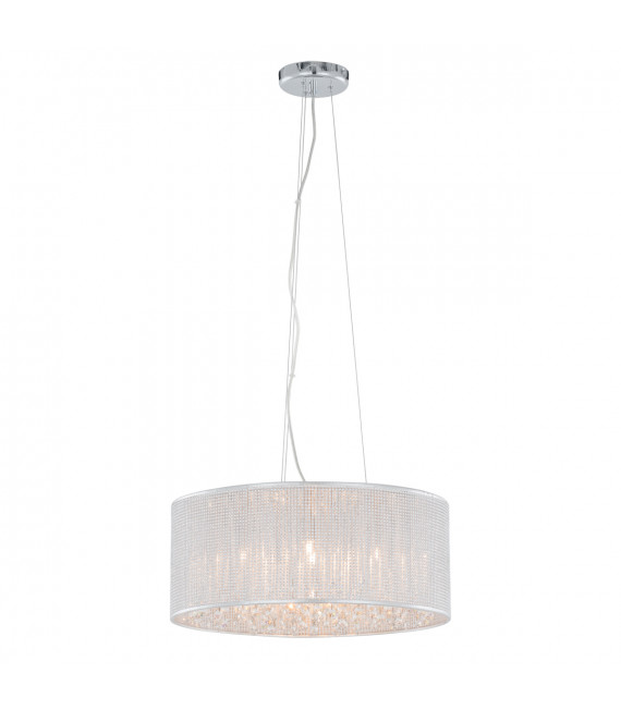 Lámpara colgante de cristal Quartz II Chrome