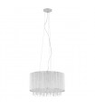Anabella silver crystal suspension in aluminum