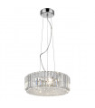 Bradley Chrome crystal pendant light