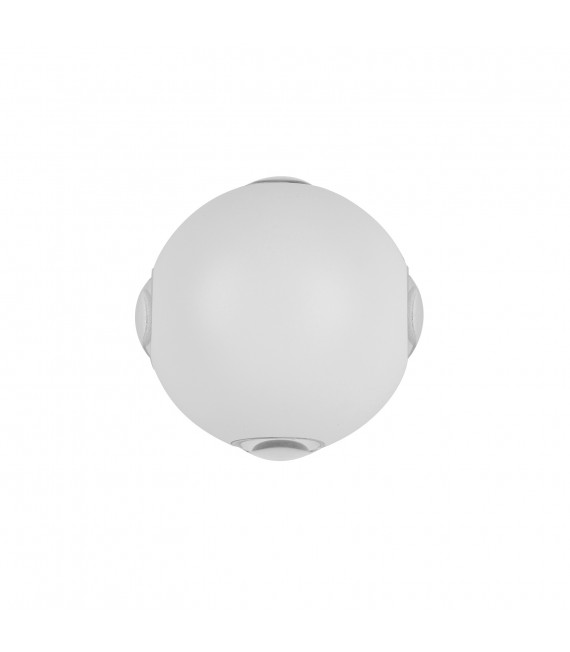 Modern white Carsoli garden wall lamp