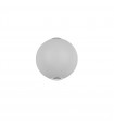 White Carsoli aluminum garden wall lamp