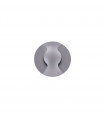Applique de jardin en aluminium Basilio argent