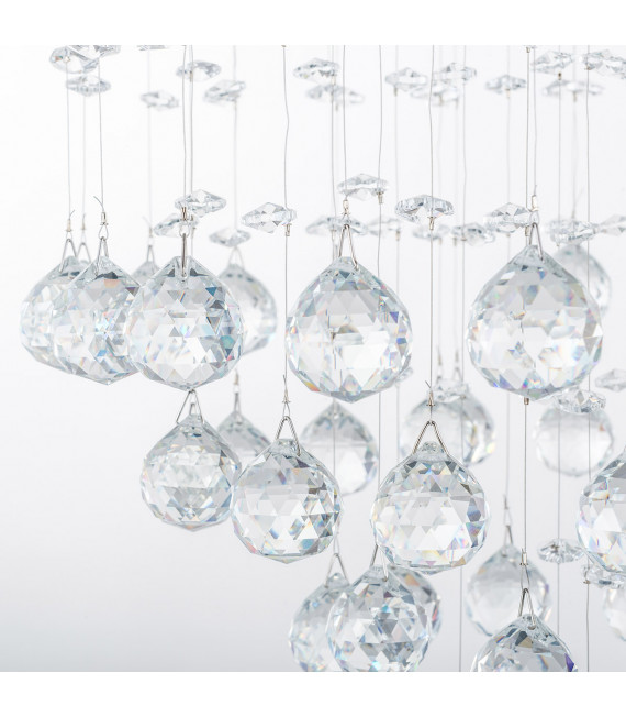 Suspension en cristal Blast Chrome