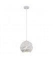 Palermo modern pendant lamp white 1 bulb