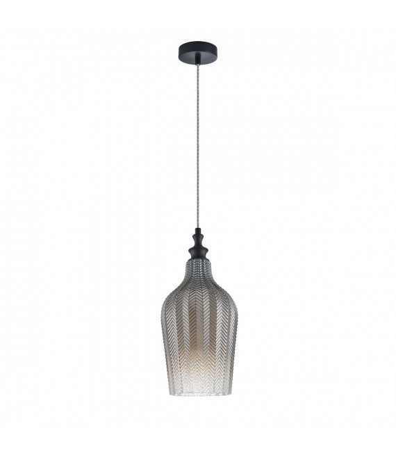 Moderne Pendelleuchte Sabres mattschwarz