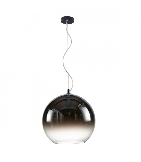 Modern suspension Namelo Chrome in metal and glass