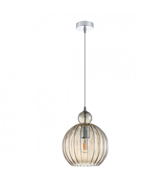 Moderna lampada a sospensione Biron Chrome