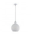 Modern suspension Biron Chrome and transparent