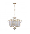 Rinaldo Champagne golden crystal suspension, height 60 Cm
