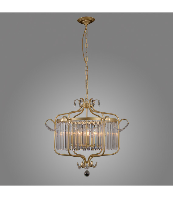Colgante de cristal Rinaldo Champagne oro claro