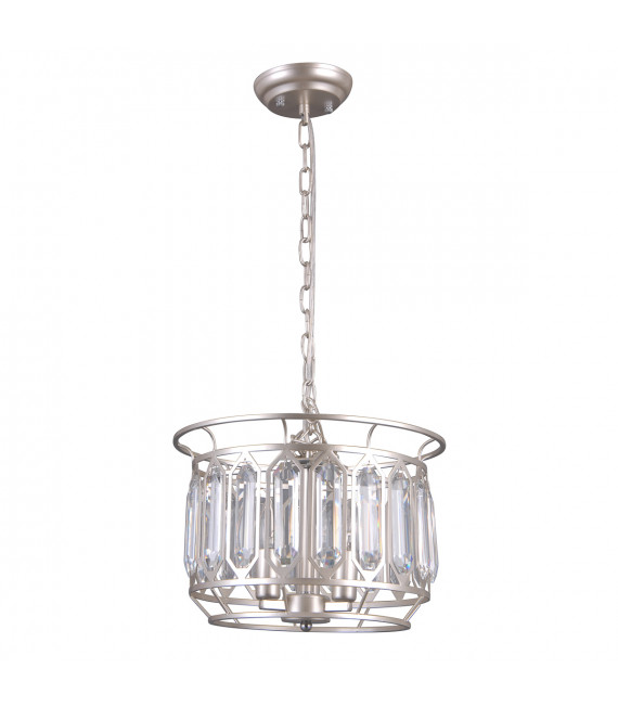 Crystal suspension Priscilla Champagne silver