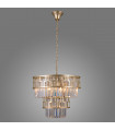 Filip crystal pendant lamp Matt black, gold