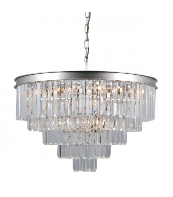 Kristall Pendelleuchte Verdes Silber