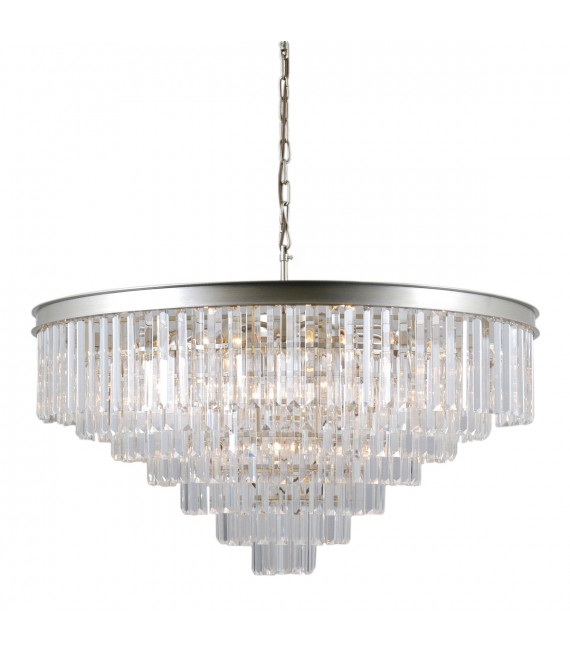 Verdes Champagne golden crystal suspension height 40 Cm