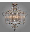 Suspension en cristal Rinaldo Champagne argent en cristal