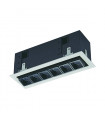 Harper recessed ceiling light White black