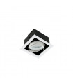 Technical and modern recessed ceiling light Vernelle white