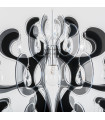 Suspension en cristal Emporio Noir