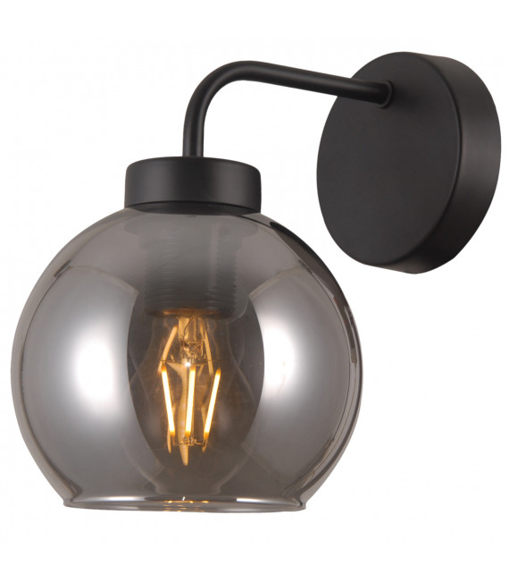 Scandinavian wall light Poggi Matt black