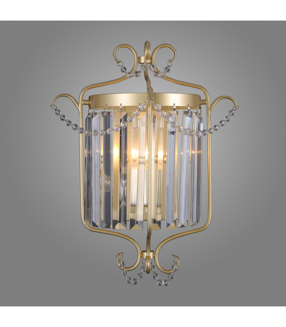 Rinaldo Champagne Gold Crystal Wall Sconce
