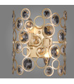 Applique murale en cristal Nardo Champagne doré
