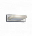 Applique murale led 1 ampoule chrome / verre dépoli