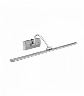 Led picture light - adjustable head 51xled satin silver