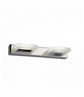 LED luce parete lampadine 2 bicchiere cromo / satinato