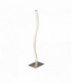 Table lamp wave led satin silver wave-square base