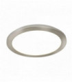 Plafonnier led dia 30cm inox et acrylique ip44