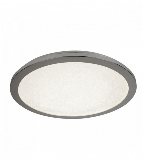 Techo de cromo 30cm LED dia y ip44 arena cristal