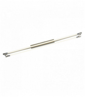 doppio LED fascia soffitto 2 x 18 watt acciaio inossidabile