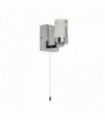 Bubbles led bathroom wall light - chrome. white pull switch
