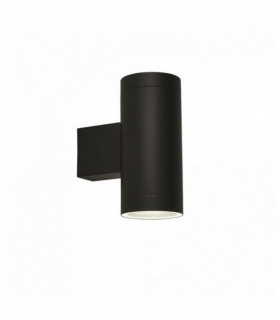 2l de la lámpara al aire libre con sensor crepuscular a la hoja, negro