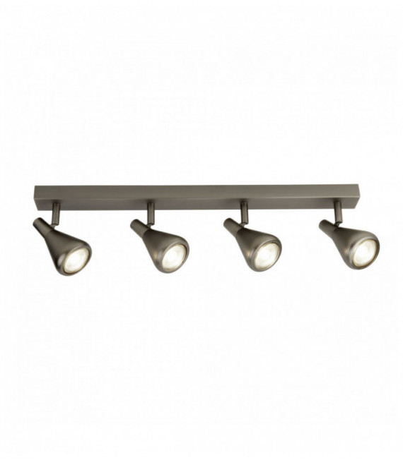 Bar proiettore tinley argento antico 4 ampoulesgu10