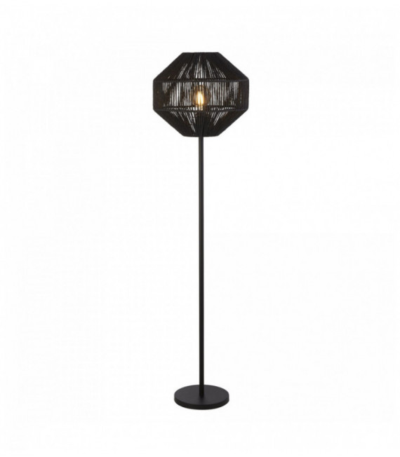 Lampadaire en osier 1 litre, osier noir
