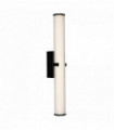 Black 23w clip-on wall light. ip44