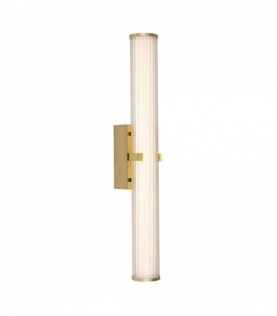 23w golden wall light with clip. ip44